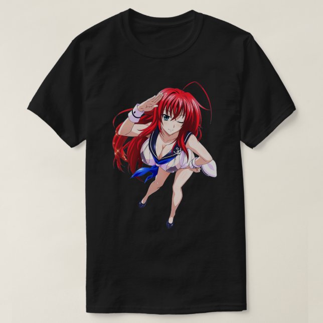 High School DxD Rias Gremory T Shirt (Design framsida)