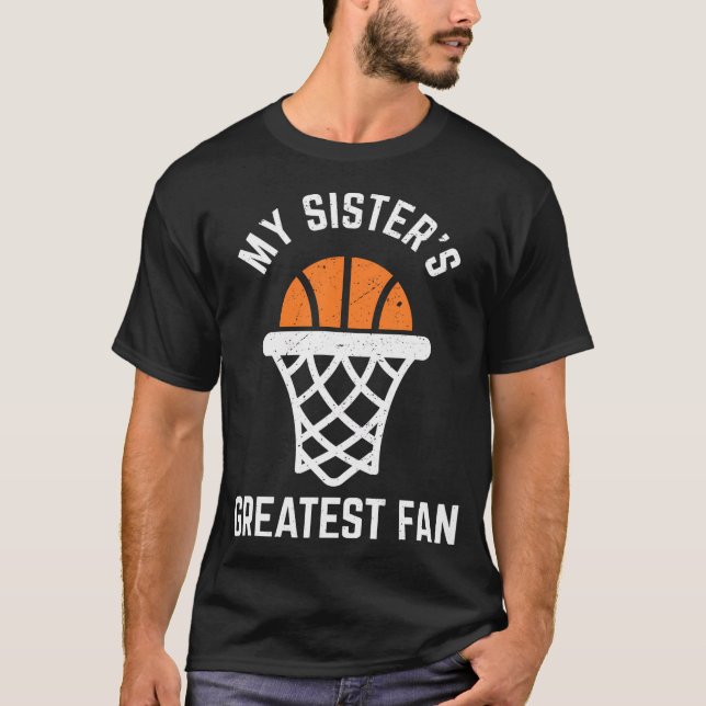 High School Girl's Basketball for Brother and Si T Shirt (Framsida)
