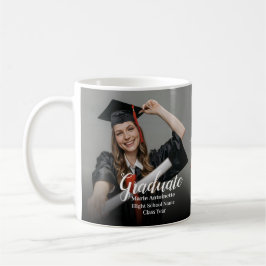 High School Graduate Modern Graduation Kaffemugg