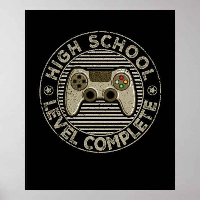 High School Level Complete Graduation Poster (Framsidan)