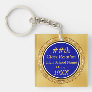 High School Reunion Party favors i Blå och Guld