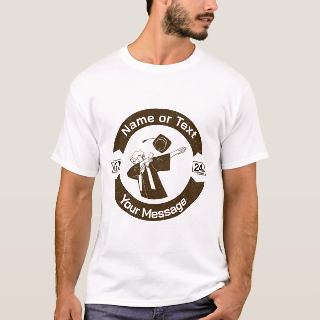 High School Studenten Anpassningsbar T Shirt (Framsida)