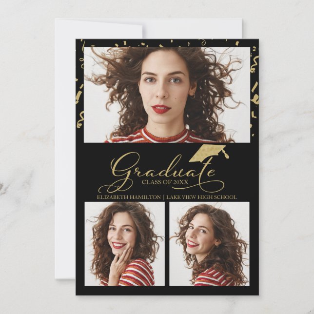 High School Studenten-meddelande 3 Foto Meddelande (Framsida)