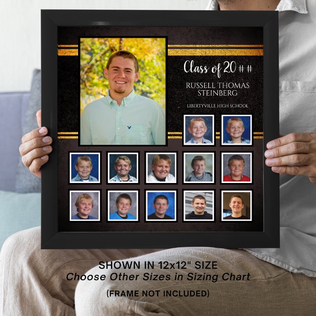 High School Studenten Photo Collage K-12 Fototryck (Skapare uppladdad)