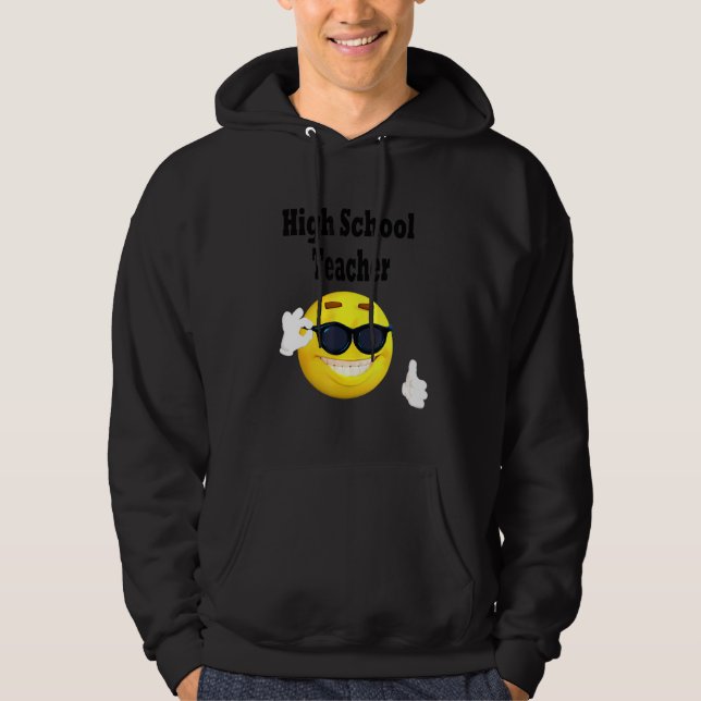 High School Teacher Men  Women Teens  Kids  Boys   Hoodie (Framsida)
