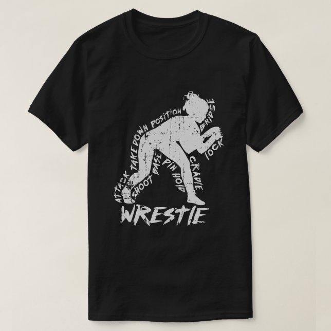 High School Wrestling Mamma Pappa Gift Wrestling T Shirt (Design framsida)