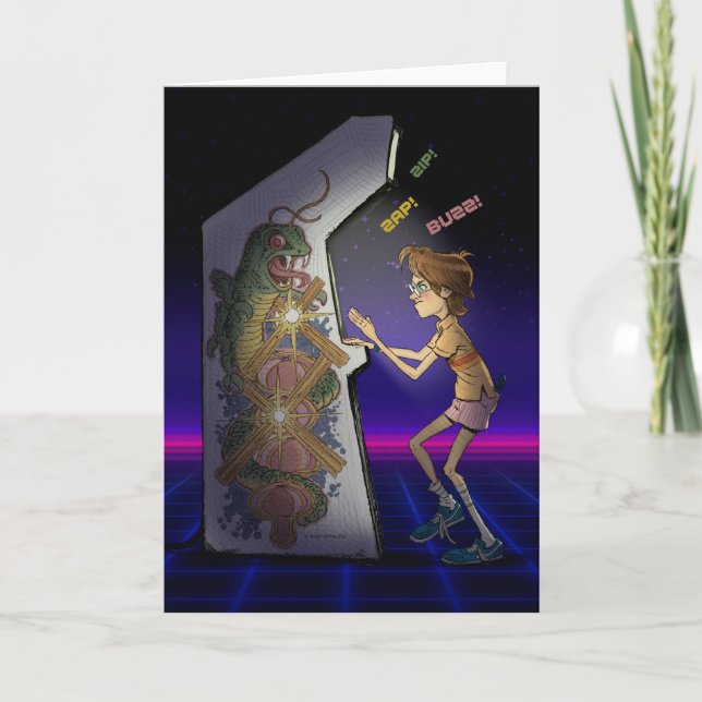 “High Score” vykort (Framsida)