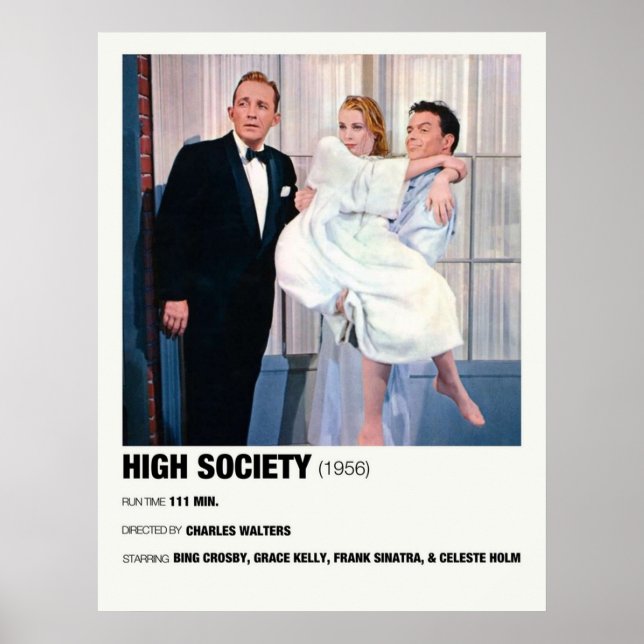 High Society 1956 Alternative Film Poster (Framsidan)