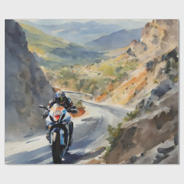 High Speed Äventyr i Vibrant Mountain Ligcape Presentpapper