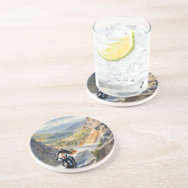 High Speed Äventyr i Vibrant Mountain Ligcape Underlägg (Sidan)