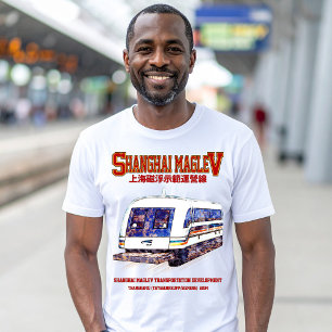 High Speed Shanghai Maglev SMT Transrapid Tåg T Shirt