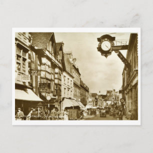 High St., Winchester, England Vintage Vykort