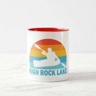 High Sten Sjö North Carolina Kayak Två-Tonad Mugg