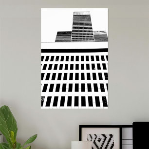 High Stiga upp Windows Montreal Kanada Poster