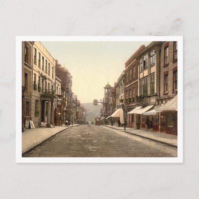 High Street, Guildford, Surrey, England Vykort (Framsida)