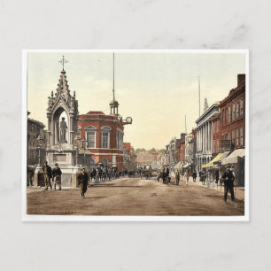 High Street, Maidstone, England Classic Photochrom Vykort