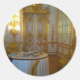 High Tea på Hermitage Runt Klistermärke