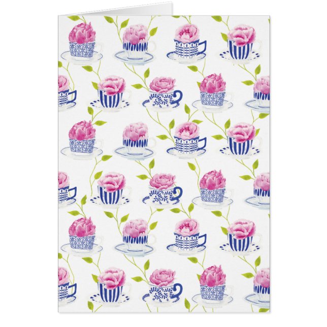 High Tea på Orangery Hälsningskort (Framsidan)