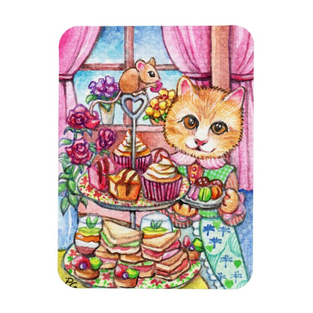 High Tea Party Magnet (Vertikal)