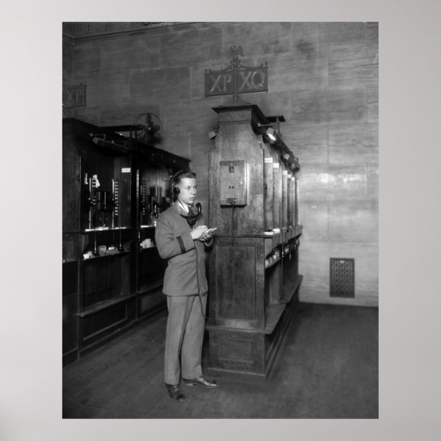 High Tech on Wall street, 1928 Poster (Framsidan)