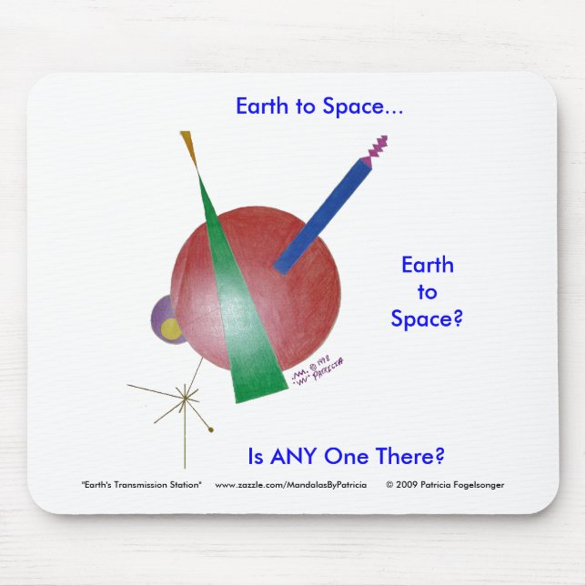 "High Tech Telefon to God" Mousepad Musmatta (Framsidan)