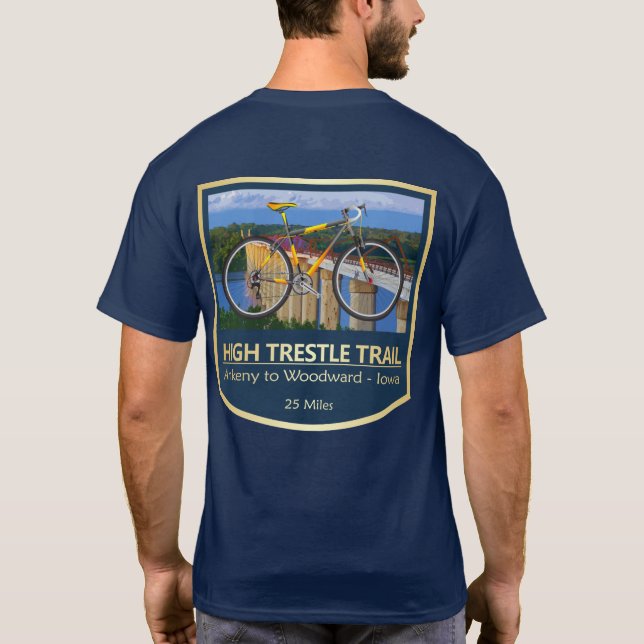 High Trestle Trail (cykel2) T Shirt (Baksida)