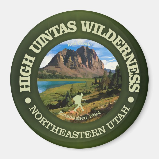 High Uintas Wilderness Magnet (Framsidan)