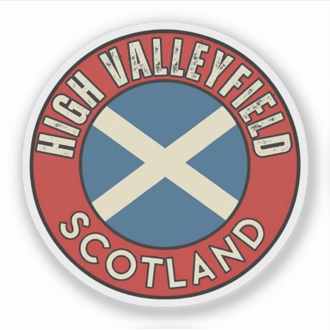 High Valleyfield, Skottland Klistermärken (Framsida)