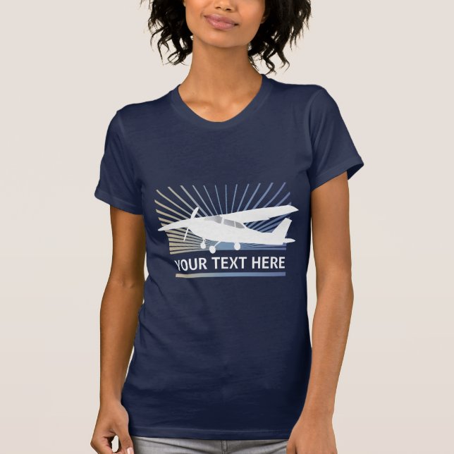 High Vinge Aircraft - Anpassningsbar Text Tröja (Framsida)