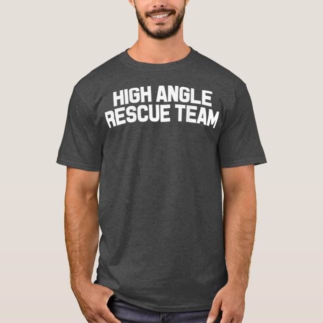 High Vinkel Technical Rope Rädding Team T Shirt (Framsida)