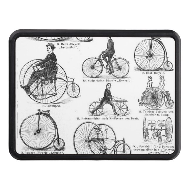 High Wheeler Bicycle Penny Farthing Dragkroksskydd (Framsidan)