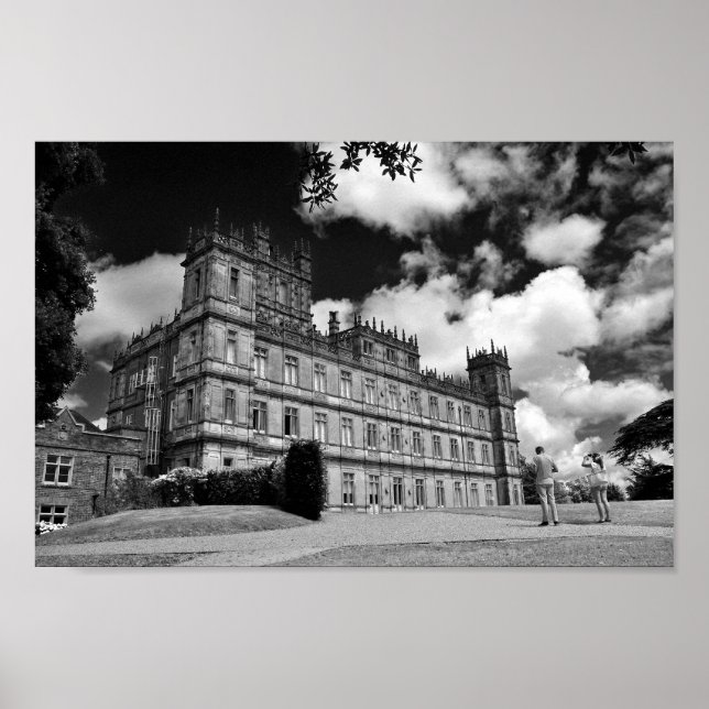 Highclere Castle Downton Abbey England UK Poster (Framsidan)