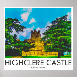 Highclere Castle, Hampshire, England Poster