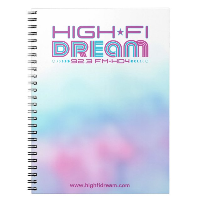 HighFi Dream Photo Bok Anteckningsbok (Framsidan)