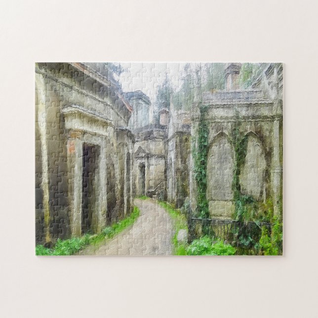 Highgate Cemetery Puzzle Pussel (Horisontell)