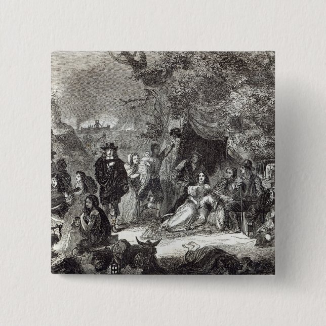 Highgate fält under underbaren avfyrar av London Knapp (Framsida)