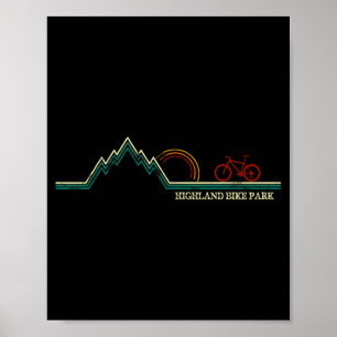 Highland Bike Park New Hampshire Mountainbike Poster