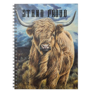 Highland Bull Anteckningsbok