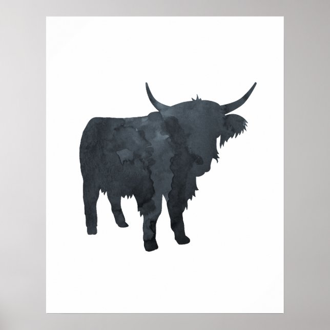 Highland Cattle Poster (Framsidan)