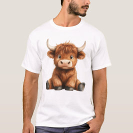 Highland Cow Älskare, Highland Cow T Shirt