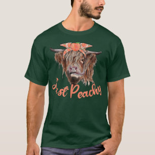 Highland Cow Bandana Just Peachy Westernare Land P T Shirt