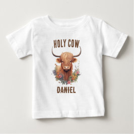 Highland Cow Birthday T Shirt