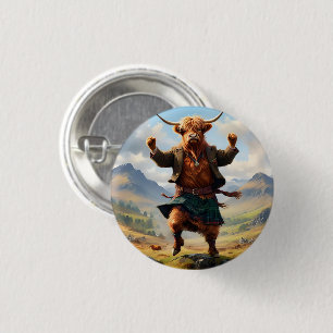 Highland Cow Dancing the Highland Fling. Knapp