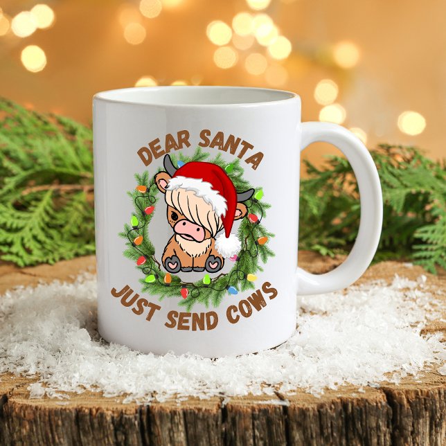 Highland Cow Farm Ljus Kaffemugg (Skapare uppladdad)