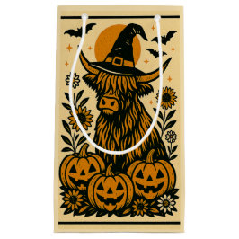 Highland Cow Halloween Gift Bag