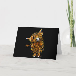HiGHLaND CoW Hälsning CaRD CoooWeee Kort