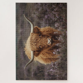 Highland Cow Jigsaw Puzzle Pussel