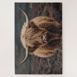 Highland Cow Jigsaw Puzzle Pussel