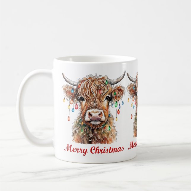 Highland Cow Mugg (Vänster)