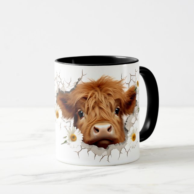 Highland Cow Mugg (Framsida höger)